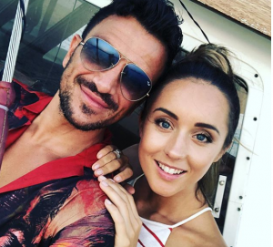 Peter and Emily pose for photo