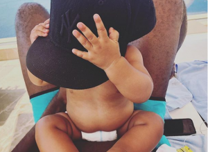 Ore Oduba on holiday with wife Portia and baby Roman (Credit: Instagram)