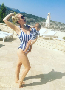 Ore Oduba on holiday with wife Portia and baby Roman (Credit: Instagram)