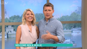 Mollie King and Ben Shephard on This Morning