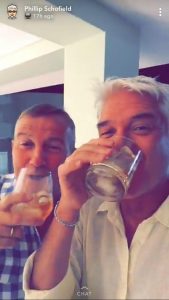 Phillip Schofield and BRadley Walsh