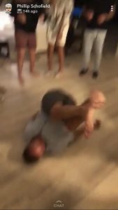 Dan Baldwin on Phil Schofe's snapchat