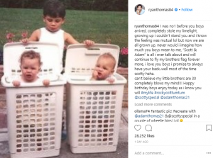Ryan Thomas' tribute to brothers 