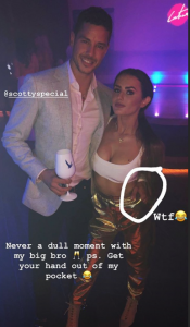 Scott Thomas and Amber Davies