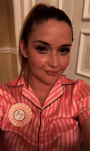 Jacqueline Jossa at her friend's hen do