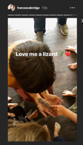 Frankie Bridge at son's birthday party (Credit: Instagram)