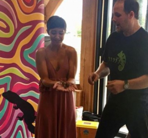 Frankie Bridge at son's birthday party (Credit: Instagram)