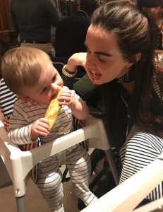 Jennifer Metcalfe and her baby (Credit: Instagram)