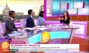 Jennifer Metcalfe om Good Morning Britain (Credit: ITV)