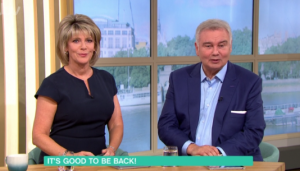 Eamonn Holmes and Ruth Langsford on This Morning (Credit: ITV)