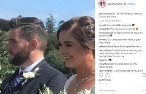eamonn holmes' son Declan on his wedding day (Credit: Instagram)