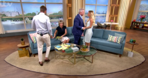 Eamonn Holmes and Laura Anderson on This Morning (Credit: ITV)