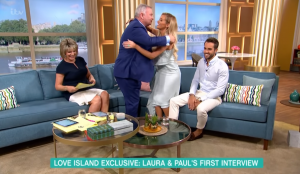 Eamonn Holmes and Laura Anderson on TM