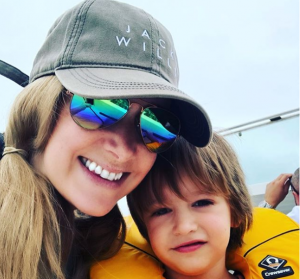 Rachael Bland and her son (Credit: Instagram)
