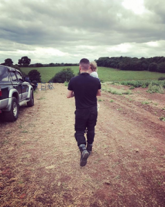 Shayne Ward and daughter Willow