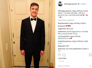 Gary Barlow's son Daniel's 18th birthday