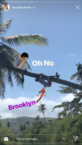 David Beckham Instagram Brooklyn Beckham