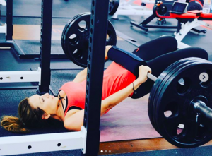Cath in the gym