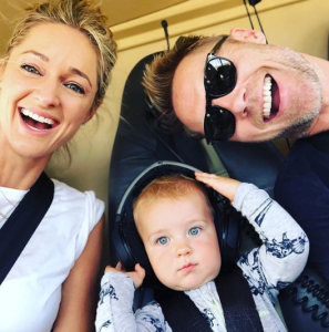 Storm and Ronan Keating with their son Cooper