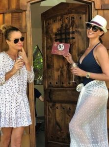 Amanda Holden and Lauren Silverman