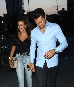 Mark Wright and Michelle Keegan on a night out
