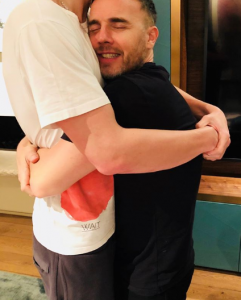 Gary Barlow and son Daniel