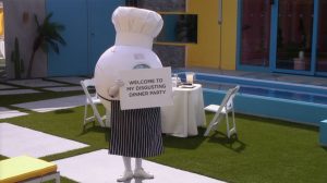 Celebrity Big Brother CBB Channel 5 dinner party