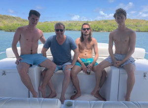 Piers Morgan and his sons