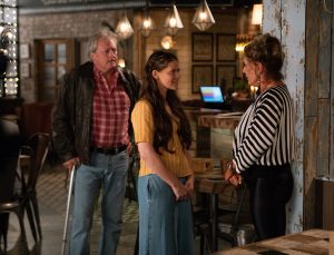 Hannah and Liz meet for the first time (Credit: ITV)