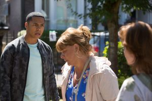 Keegan, Sophie and Carmel in Eastenders