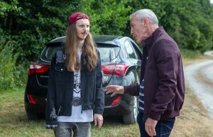 Ryan Stocks and DI Bails in Emmerdale