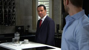 Joe Tate and Graham Foster in Emmerdale