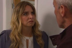 Charity confronts DI Bails in Emmerdale