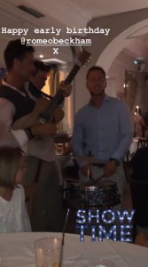 Romeo Beckham's birthday celebrations 