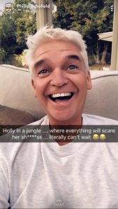 Phillip Schofield's reaction to Holly W hosting I'm A Celeb