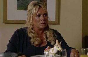Sharon Mitchell super-tan EastEnders
