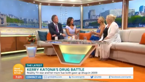 Kerry Katona and her mum Sue on GMB