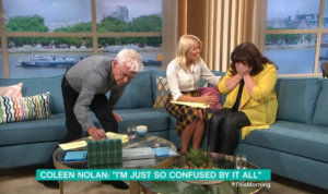 Coleen Nolan cries on This Morning