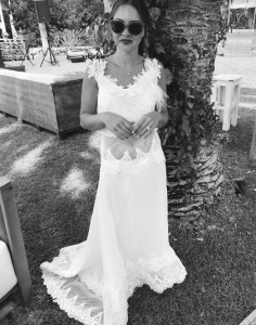 Lacey Turner on her wedding day