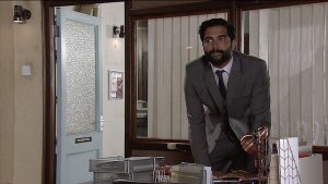 Imran feels unsettled by Sally's harsh verdict (Credit: ITV)