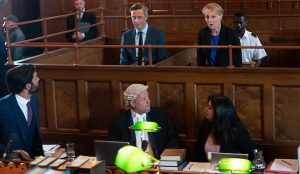 Sally in trouble in court in Coronation Street 