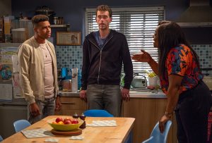 Jessie, Ellis and Marlon in Emmerdale