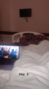 Spencer Morgan in hospital