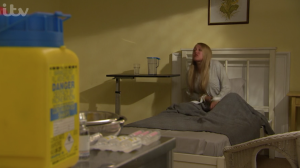 Rebecca is alive and in hospital in Emmerdale 