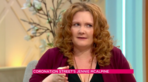Jennie McAlpine appears on Lorraine