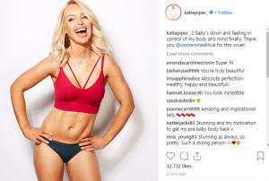 Katie Piper says she feels in control of her body and mind after having two babies