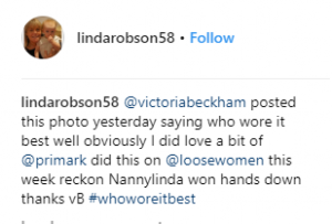 Linda Robson asks fans who wore a carrier bag better - her or Victoria Beckham