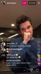 John Mayer Liam Payne Instagram