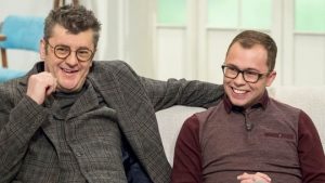 Joe Tracini with dad Joe Pasquale
