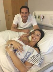 Frank and Christine Lampard with baby Patricia (Credit: @christinelampard on Instagram)